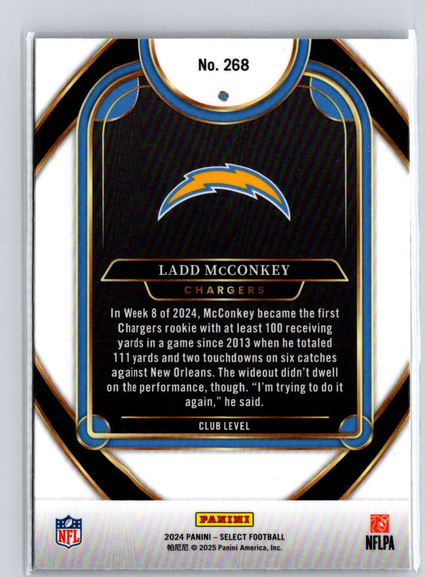 2024 Panini Select #268 Ladd McConkey E12
