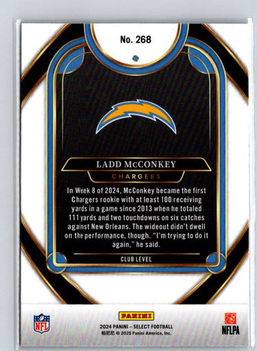 2024 Panini Select #268 Ladd McConkey E12