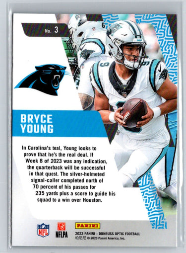 2023 Donruss Optic #3 Bryce Young Primary Colors E12
