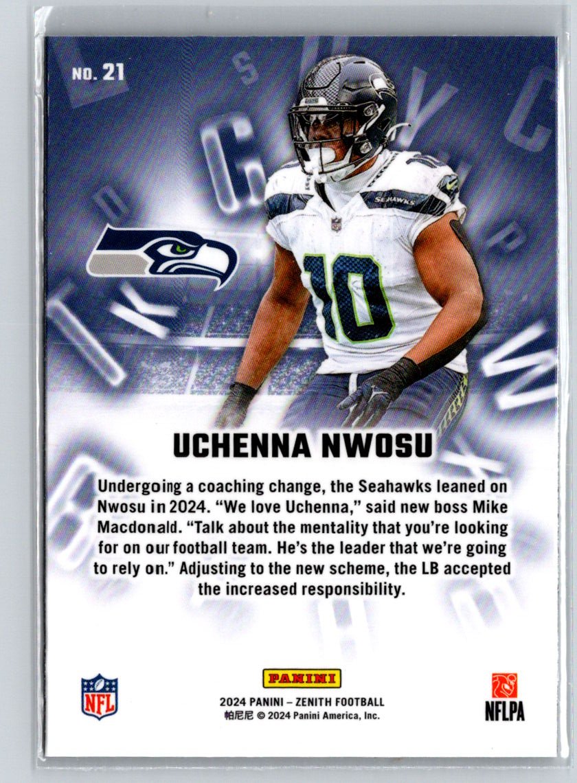 2024 Panini Zenith #21 Uchenna Nwosu A to Z E12
