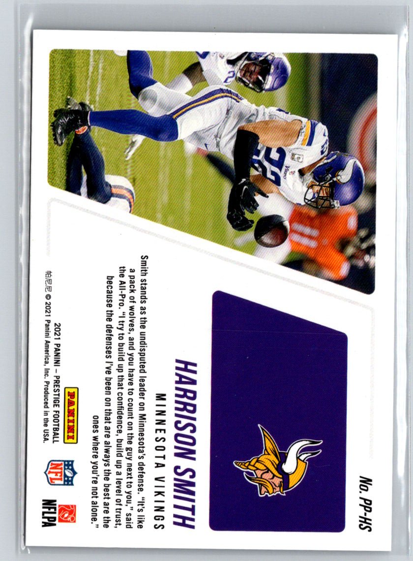 2021 Panini Prestige #PP-HS Harrison Smith Prestigious Pros E13