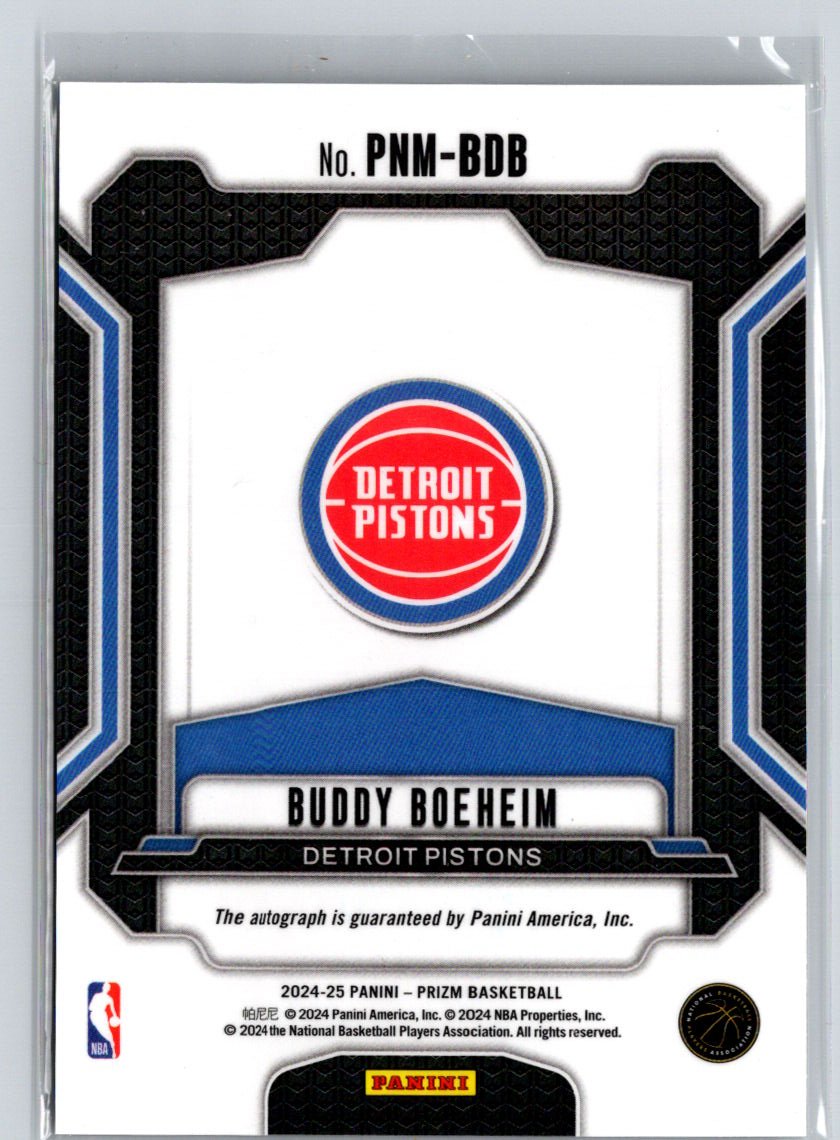 2024-25 Panini Prizm #PNM-BDB Buddy Boeheim Penmanship E13