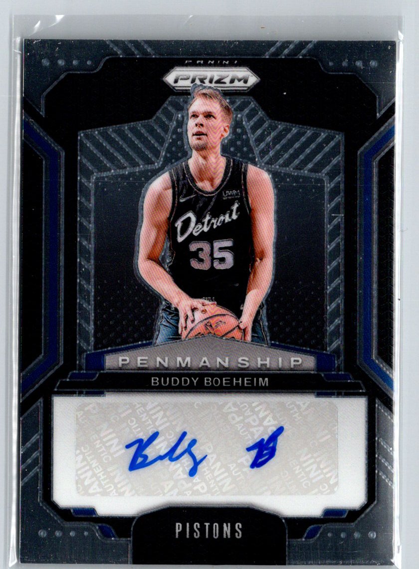 2024-25 Panini Prizm #PNM-BDB Buddy Boeheim Penmanship E13