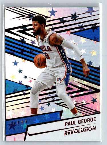 2024-25 Panini Revolution #29 Paul George Red Astro #/299 E14