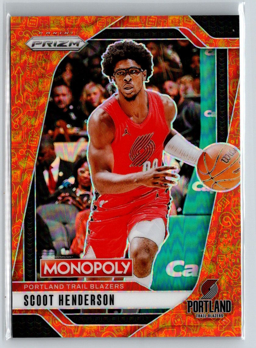 2024-25 Panini Prizm Monopoly #5 Scoot Henderson Millionaire Club #/1499 E14