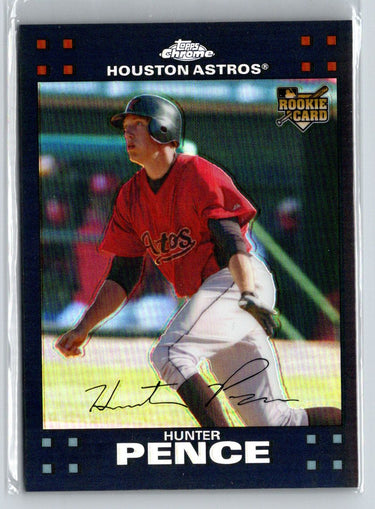 2007 Topps Update #TRC12 Hunter Pence Chrome Refractor Rookies #/415 E14