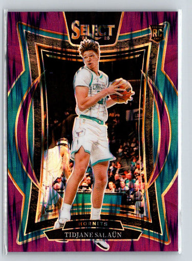 2024-25 Panini Select #95 Tidjane Salaun Purple Flash Prizm #/249 E14