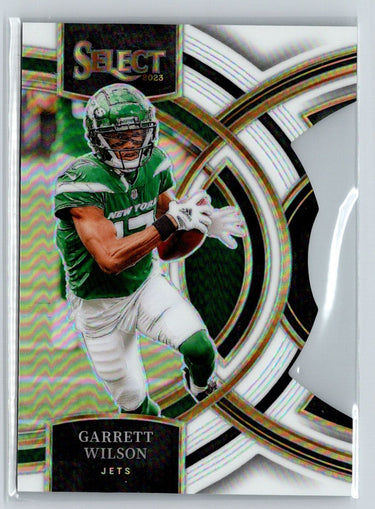 2023 Panini Select #115 Garrett Wilson Silver Prizms Die Cuts E14
