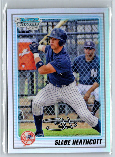 2010 Bowman #BCP95 Slade Heathcott Chrome Prospects Refractors #/777 E14