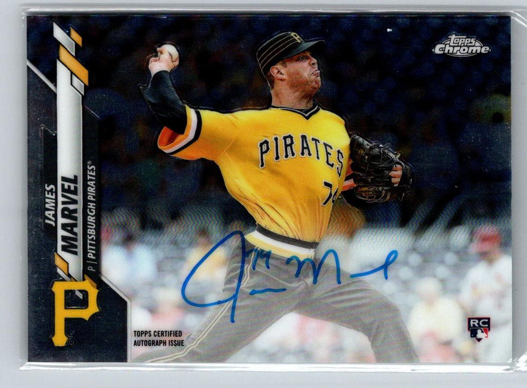 2020 Topps Chrome #RA-JMA James Marvel Rookie Autographs E15
