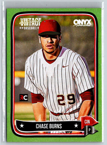2024 Onyx Vintage Extended #OVCHBU Chase Burns Green /50 E15