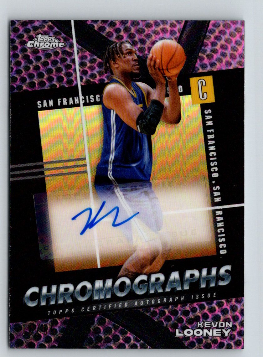 2024-25 Topps Chrome #C-KL Kevon Looney Chromographs Purple E15