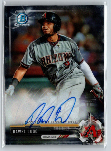 2017 Bowman Chrome #CPA-DL Dawel Lugo Prospect Autographs E16