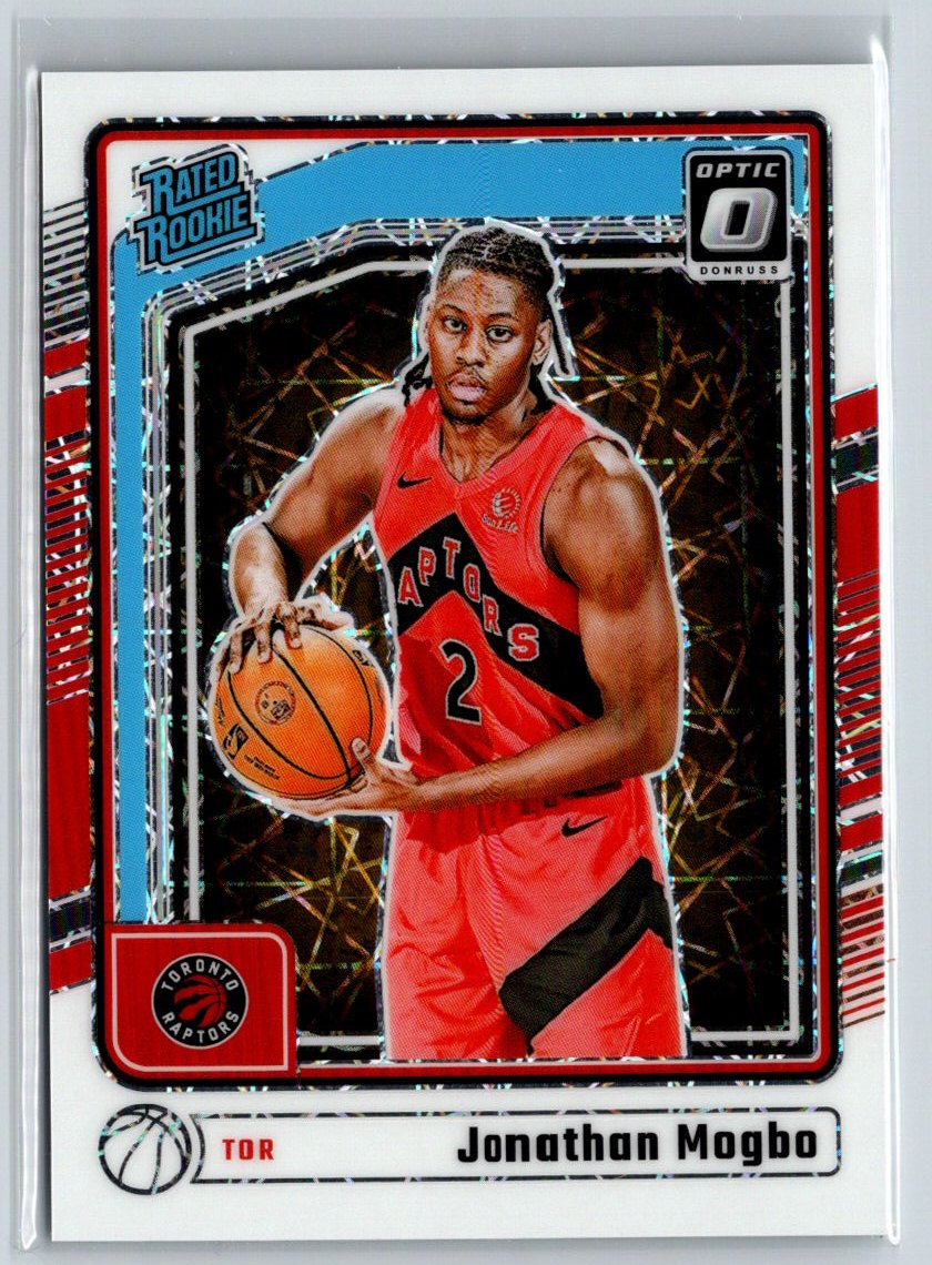 2024-25 Donruss Optic #297 Jonathan Mogbo White Velocity #/59 E17