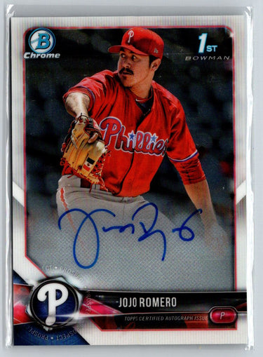 2018 Bowman #CPA-JJR JoJo Romero Chrome Prospect Autographs E17