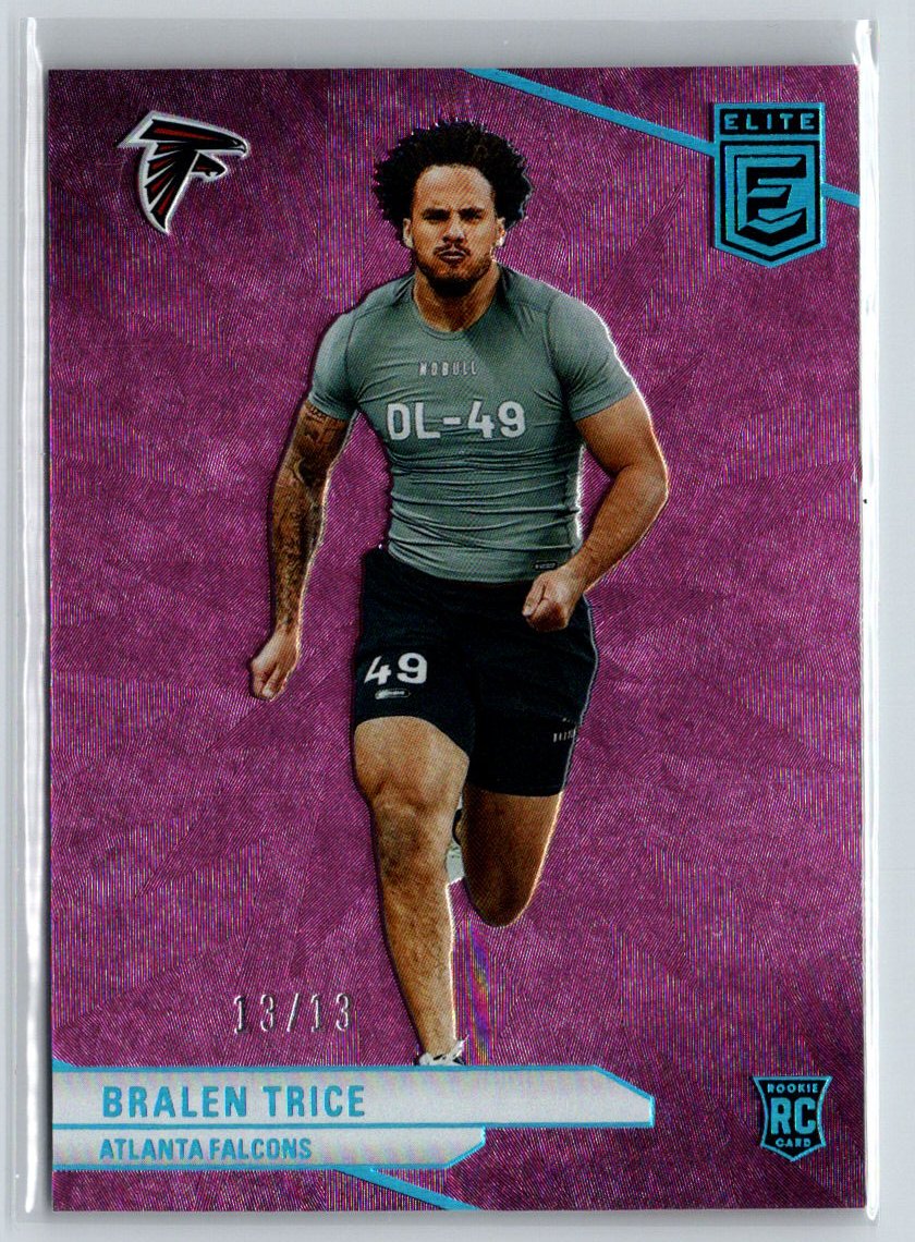 2024 Donruss Elite #120 Bralen Trice Pink FOTL #/13 E17