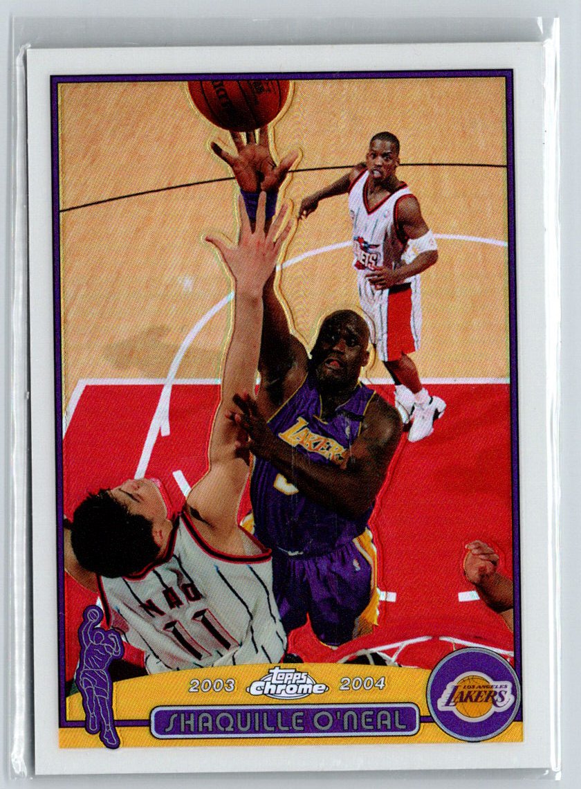 2003-04 Topps Chrome #34 Shaquille O'Neal E17