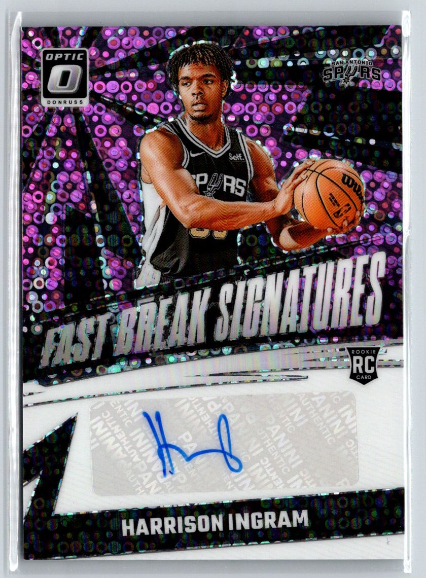 2024-25 Optic #FBS-HIN Harrison Ingram Fast Break Signatures Pink #/25 E17