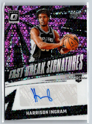 2024-25 Optic #FBS-HIN Harrison Ingram Fast Break Signatures Pink #/25 E17