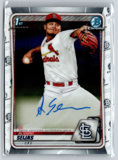 2020 Bowman #CPA-AS Alvaro Seijas Chrome Prospect Autographs E19