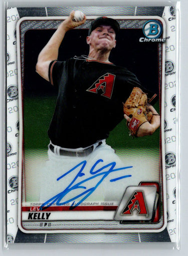 2020 Bowman Chrome #CPA-LK Levi Kelly Prospect Autographs E18