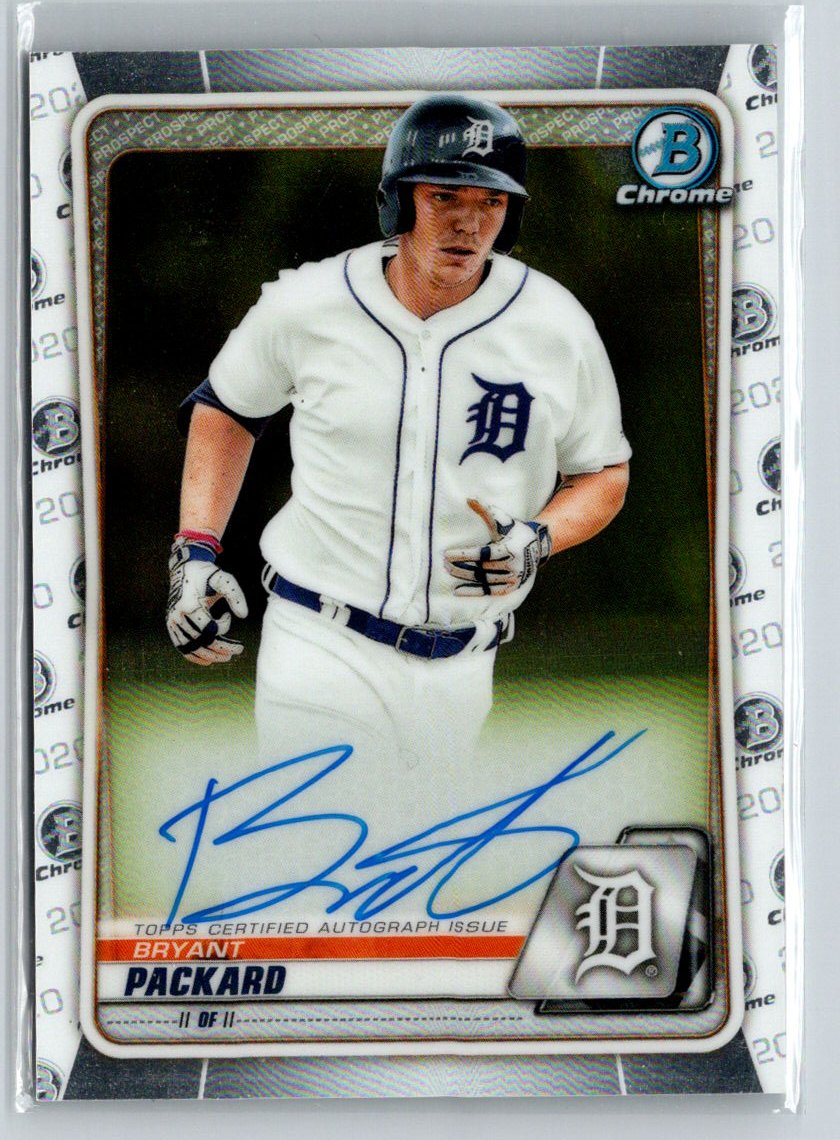 2020 Bowman Chrome #CPA-BP Bryant Packard Prospect Autographs E18