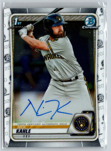 2020 Bowman Chrome #CPA-NK Nick Kahle Prospect Autographs E19