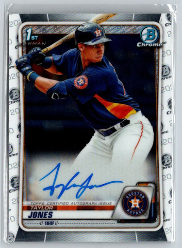 2020 Bowman Chrome #CPA-TJ Taylor Jones Prospect Autographs E20
