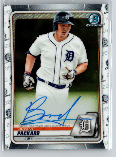 2020 Bowman Chrome #CPA-BP Bryant Packard Prospect Autographs E18