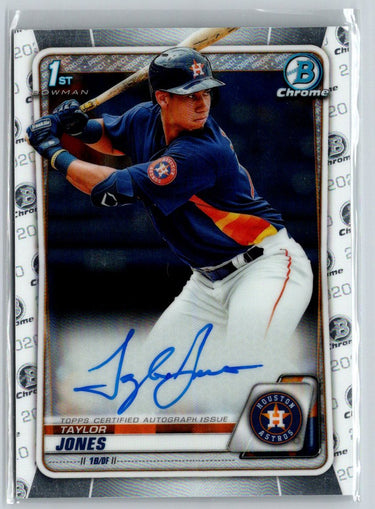 2020 Bowman Chrome #CPA-TJ Taylor Jones Prospect Autographs E20