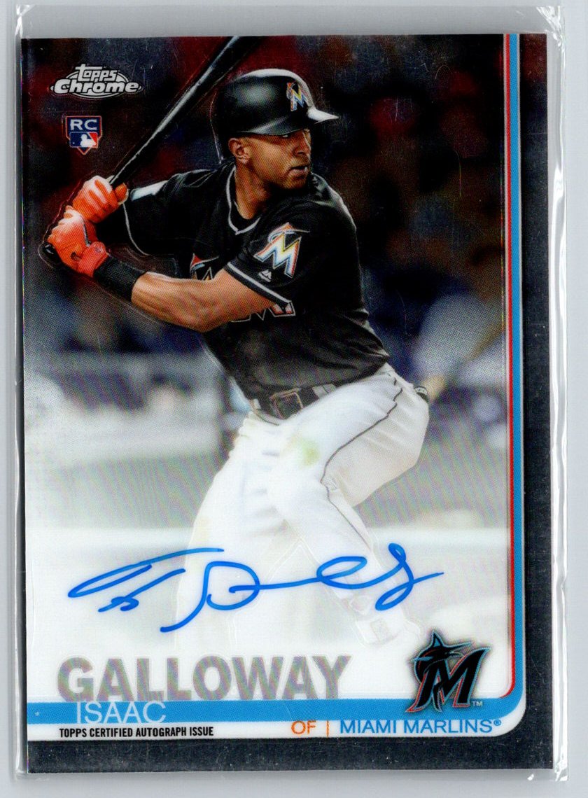 2019 Topps Chrome #RA-IG Isaac Galloway Rookie Autographs E20