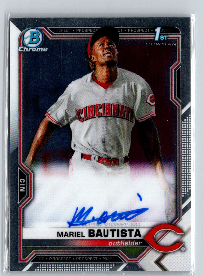 2021 Bowman #CPA-MB Mariel Bautista Chrome Prospect Autographs E22