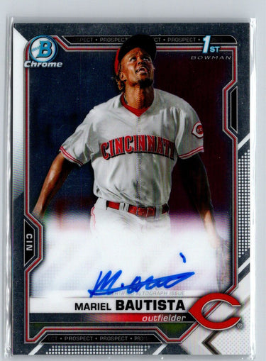 2021 Bowman #CPA-MB Mariel Bautista Chrome Prospect Autographs E22