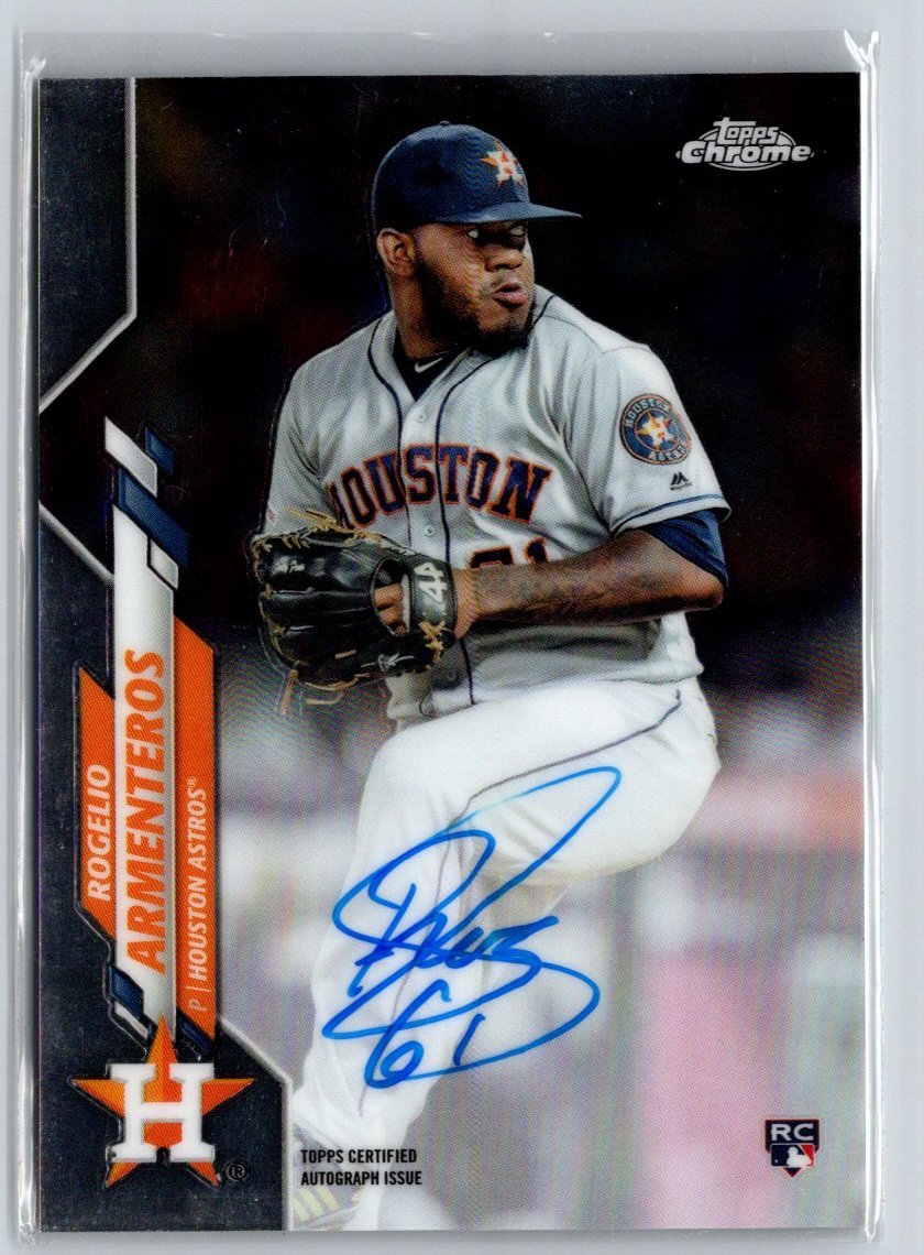2020 Topps Chrome #RA-RA Rogelio Armenteros Rookie Autographs E22