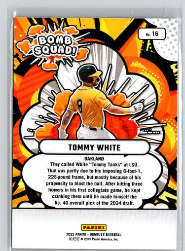 2025 Donruss #16 Tommy White Bomb Squad E23