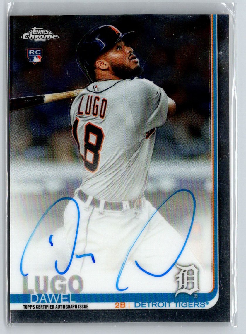 2019 Topps Chrome #RA-DL Dawel Lugo Rookie Autographs E23
