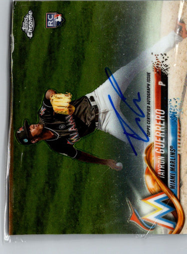 2018 Topps Chrome #RA-TG Tayron Guerrero Rookie Autographs E23