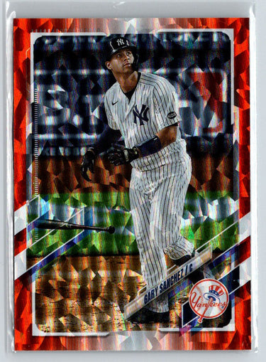 2021 Topps #525 Gary Sanchez Orange #/299 E23