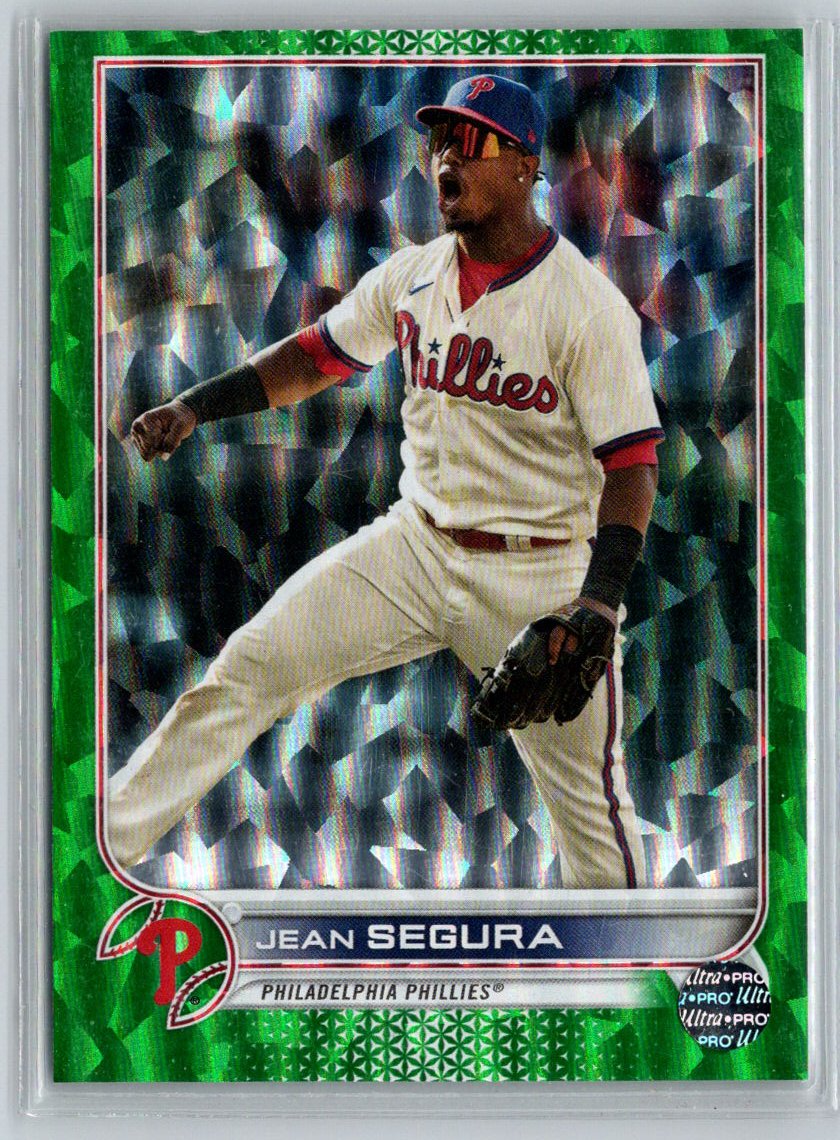2022 Topps #178 Jean Segura Green Foilboard #/499 E23