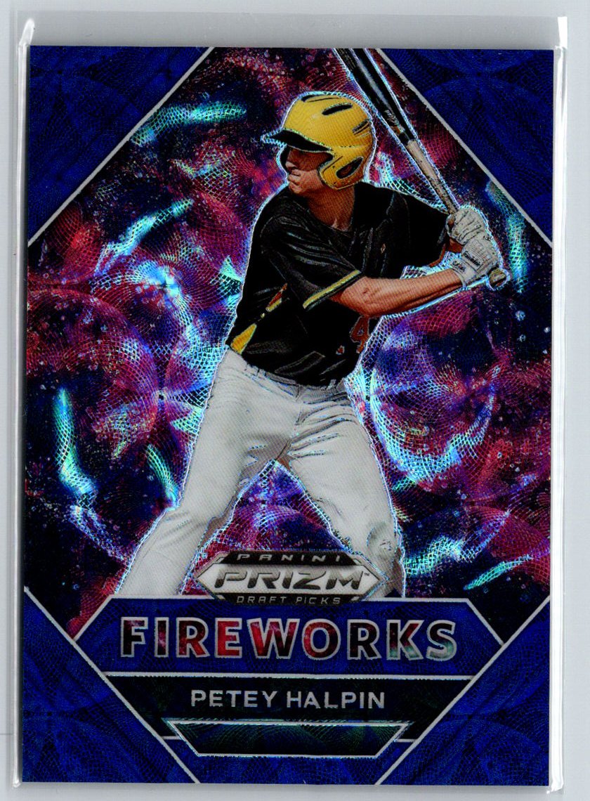2020 Panini Prizm #PDP186 Petey Halpin Navy Blue Kaleidoscope #/15 E23