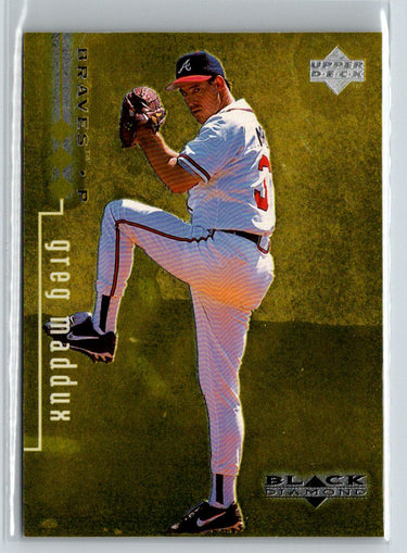 1999 Upper Deck Black Diamond #9 Greg Maddux Triple #/1500 F1