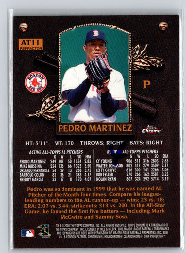 2000 Topps Chrome #AT11 Pedro Martinez All-Topps Refractors F1