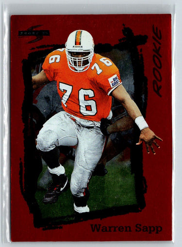 1995 Score #267 Warren Sapp Red Siege F1