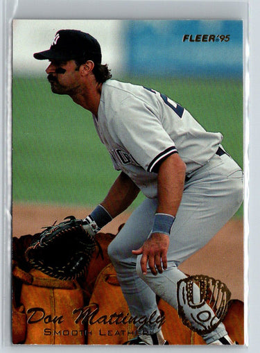 1995 Fleer Update #7 Don Mattingly Smooth Leather F1