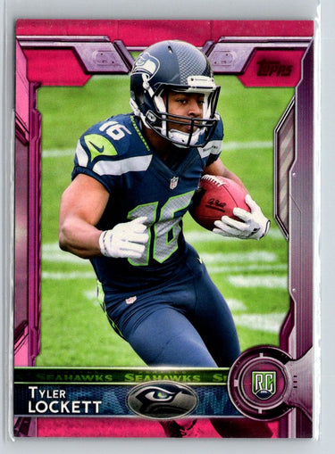 2015 Topps #462 Tyler Lockett Pink #/499 F1