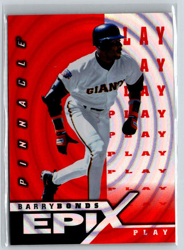 1998 Pinnacle #E22 Barry Bonds Epix Orange F1