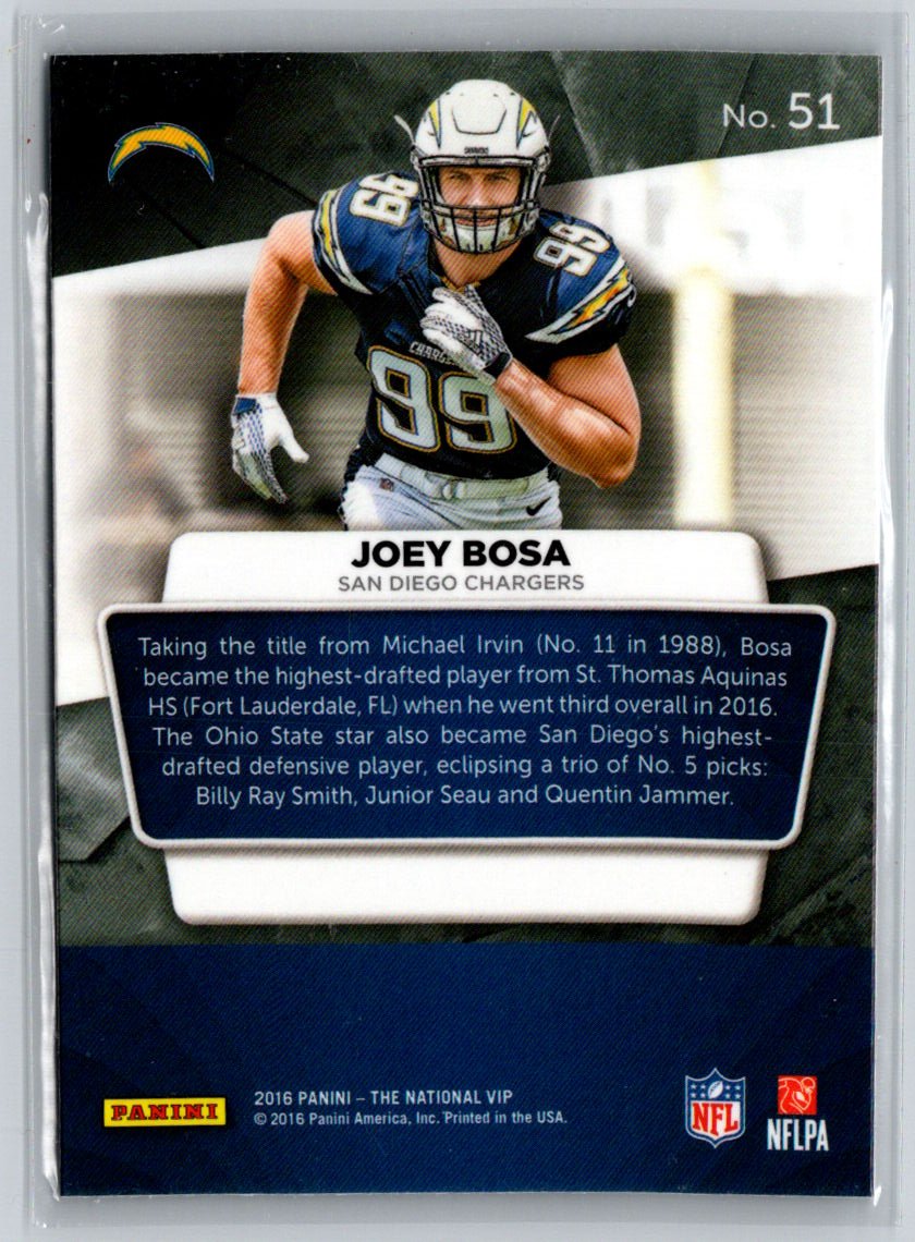 2016 Panini National Convention VIP Party #51 Joey Bosa Pulsar F1