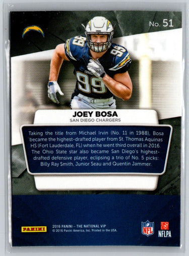 2016 Panini National Convention VIP Party #51 Joey Bosa Pulsar F1