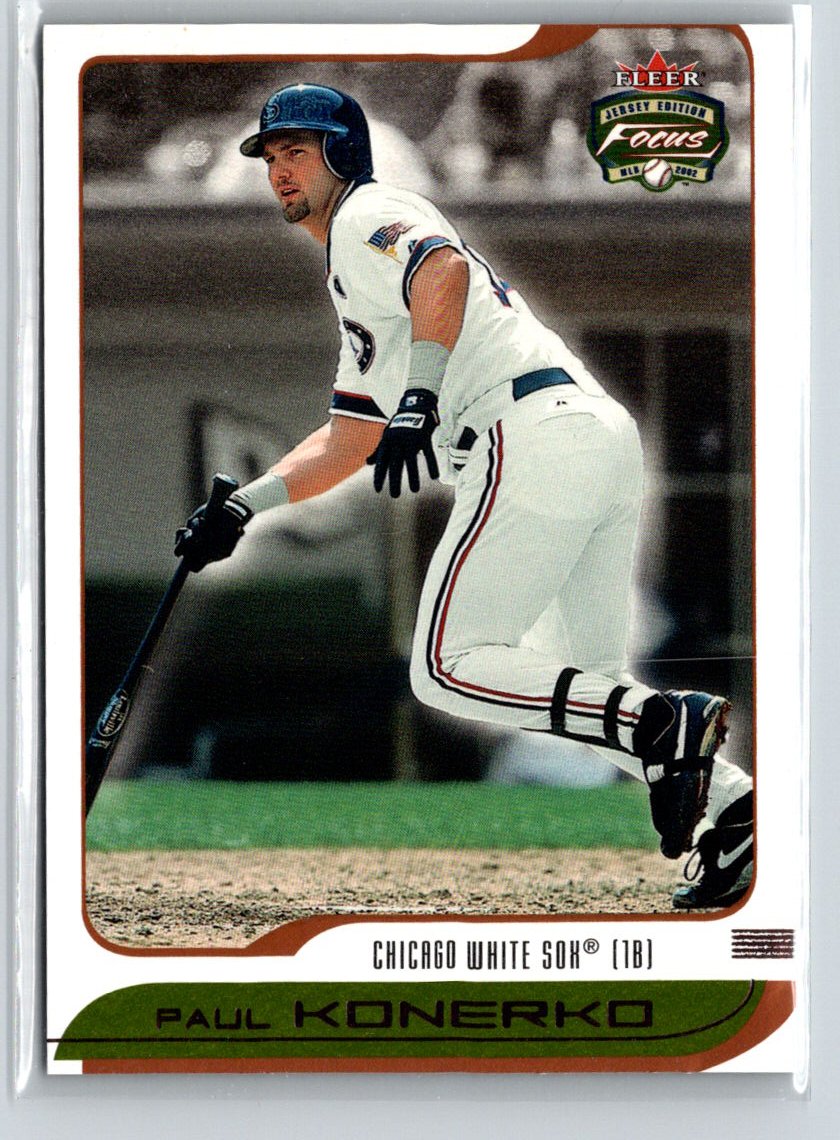 2002 Fleer Focus Jersey Edition #151 Paul Konerko Century Parallel #/114 F2