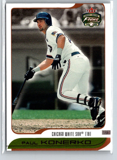 2002 Fleer Focus Jersey Edition #151 Paul Konerko Century Parallel #/114 F2